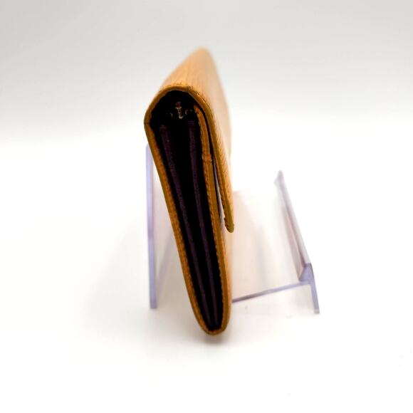 LOUIS VUITTON TASSIL YELLOW EPI LEATHER BRAZZA WALLET - Picture 11 of 14